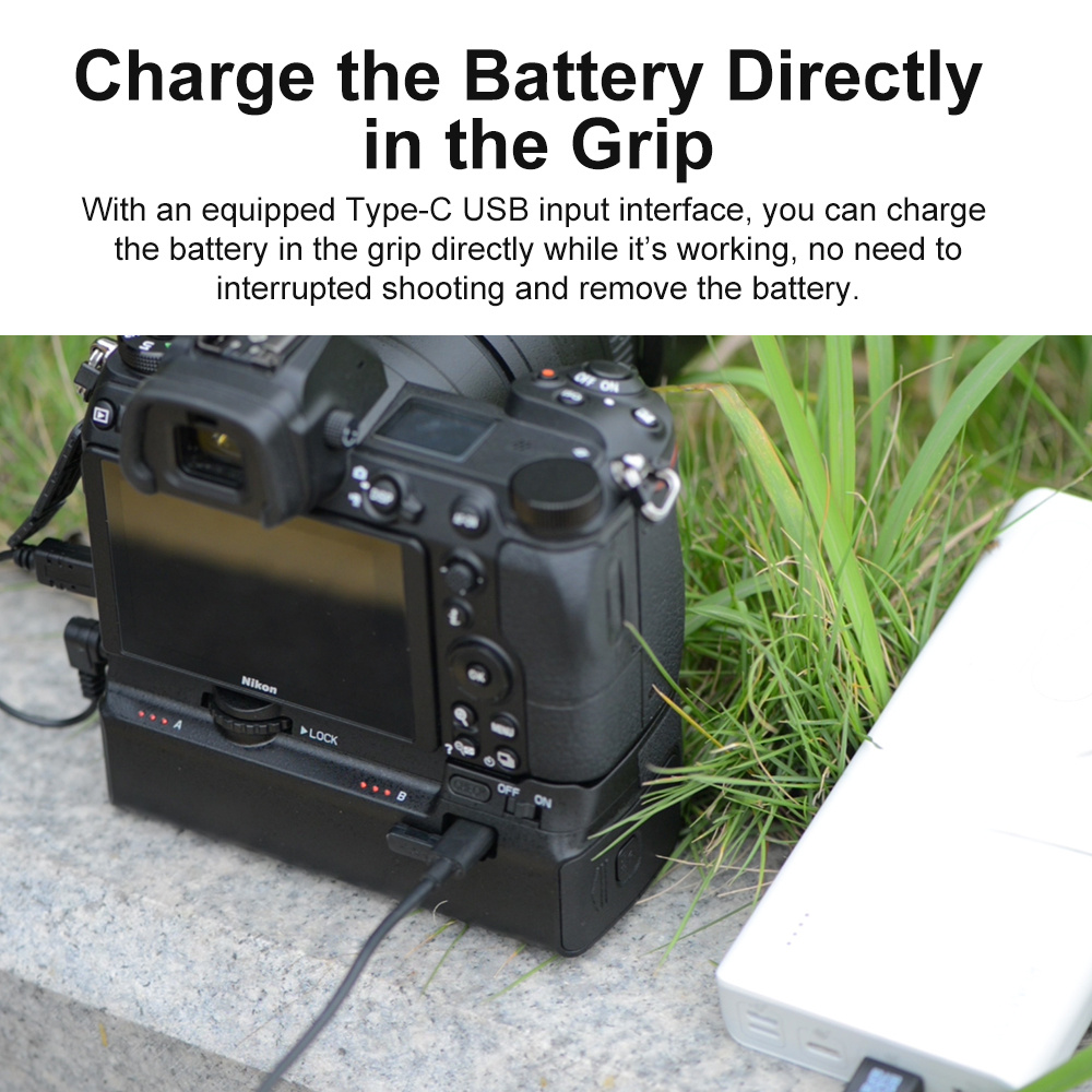 Kingma MB-N10 battery grip za Nikon Z5 Z6  Z7 (prva klasa) - 6